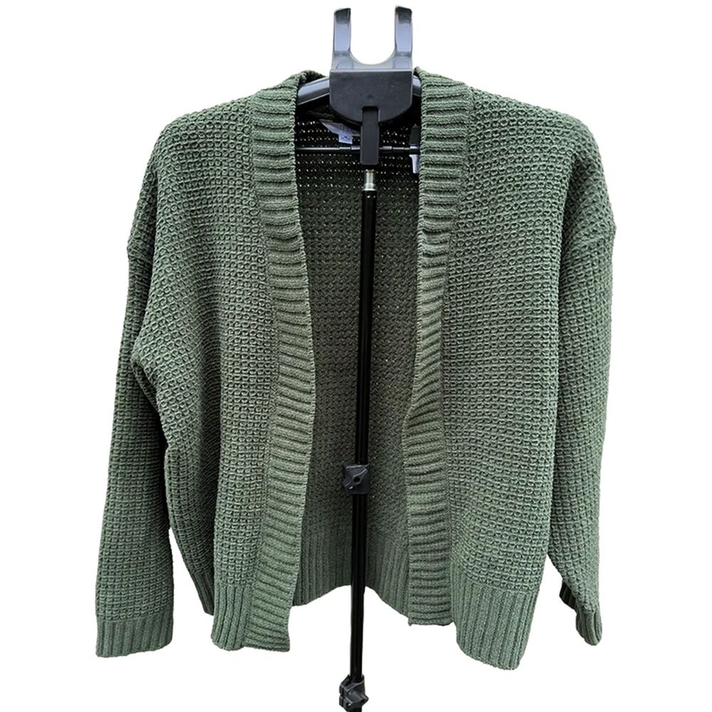 Time and Tru Green Vine Cardigan Sweater - Size M (8-10) - NEW WITH TAGS